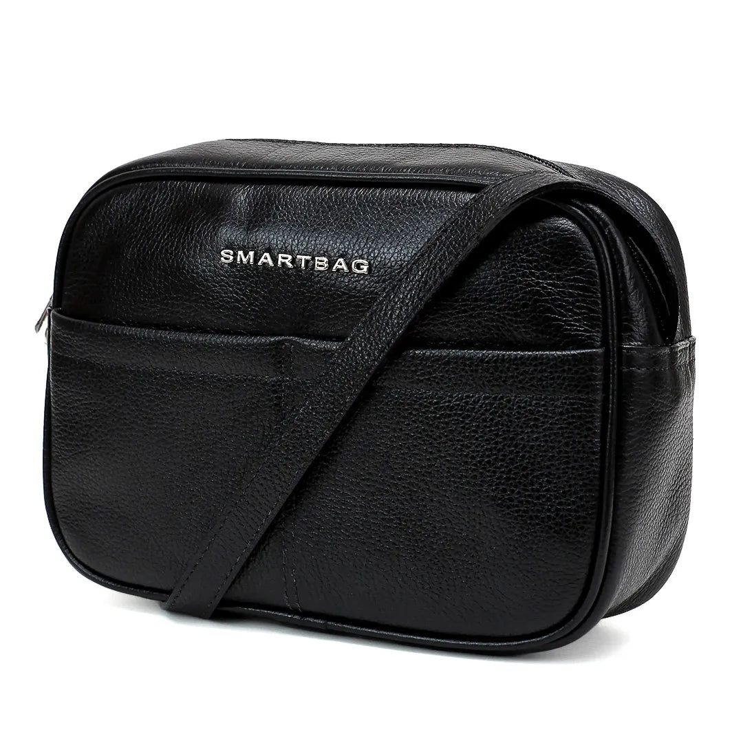 Bolsa De Couro Smartbag Preta 77037.25.004