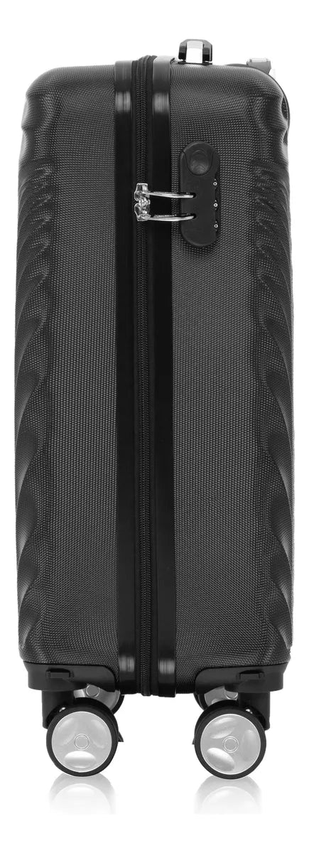 Mala Pequena De Viagem De Bordo Nova 4 Rodas Rigida Cadeado