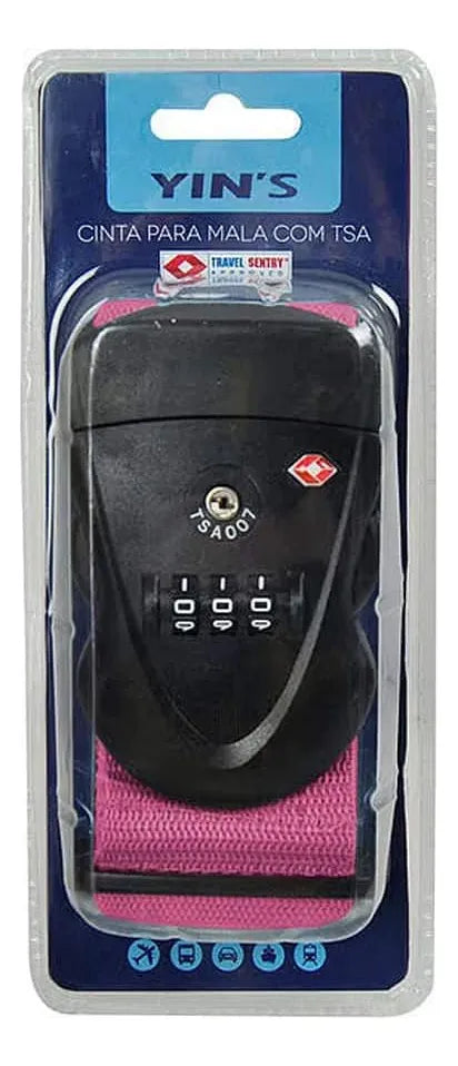 Cinta Para Mala De Viagem Com Tsa Em Polipropileno