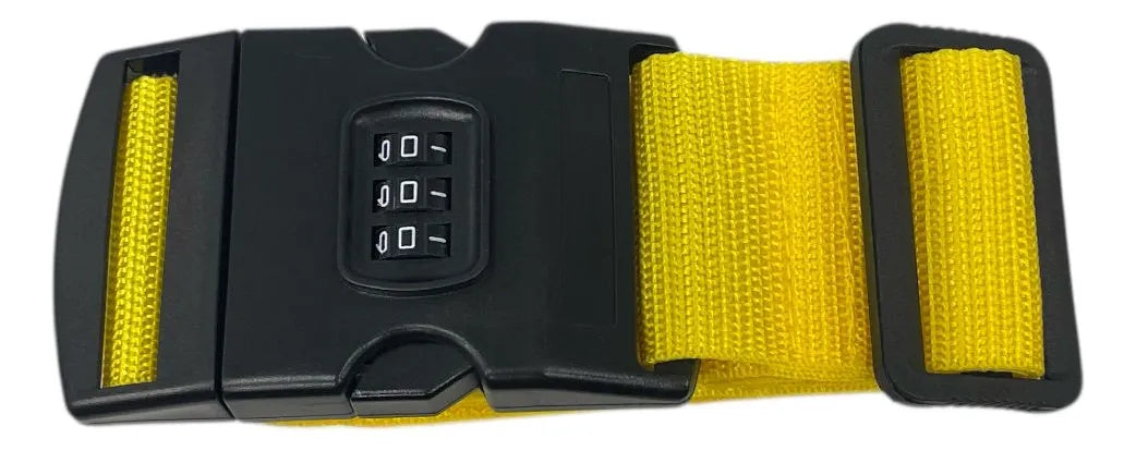 Cinta Para Mala Cadeado Segredo Yins Ajustável Multicolor