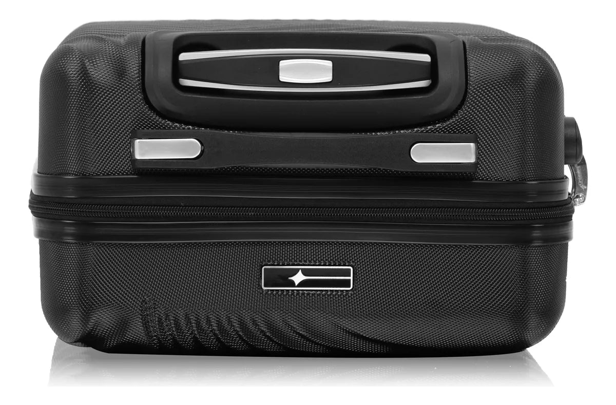 Mala Pequena De Viagem De Bordo Nova 4 Rodas Rigida Cadeado