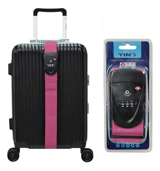 Cinta Para Mala De Viagem Com Tsa Em Polipropileno