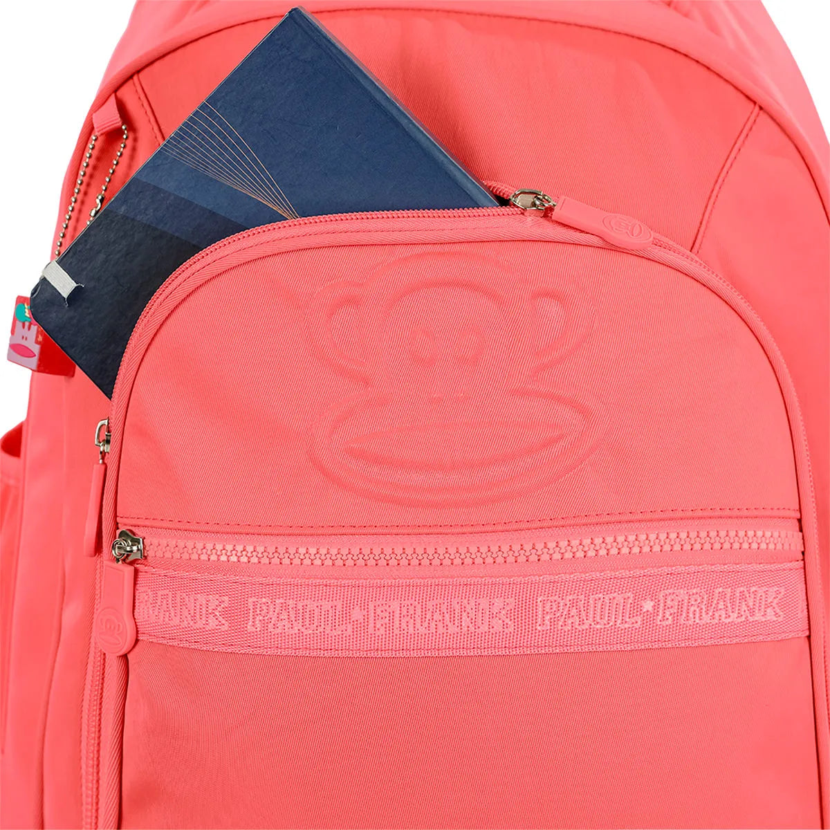 Mochila Carrinho Paul Frank T03 - Neon Papaya