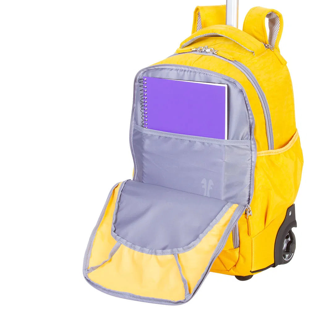 Mochila Carrinho Sestini Rolling Crinkle - Amarelo