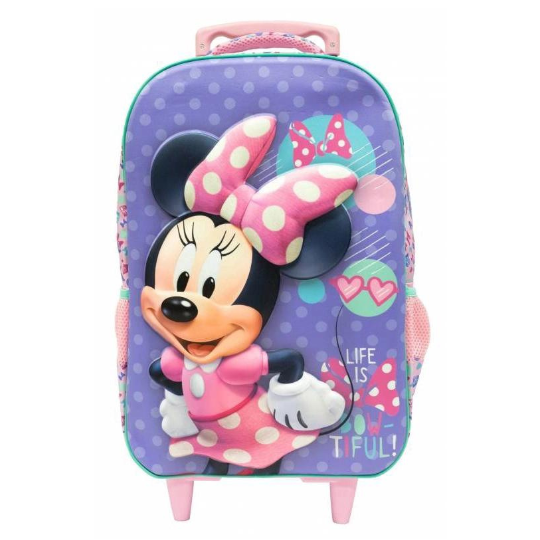 Carrinho Escolar Minnie Infantil