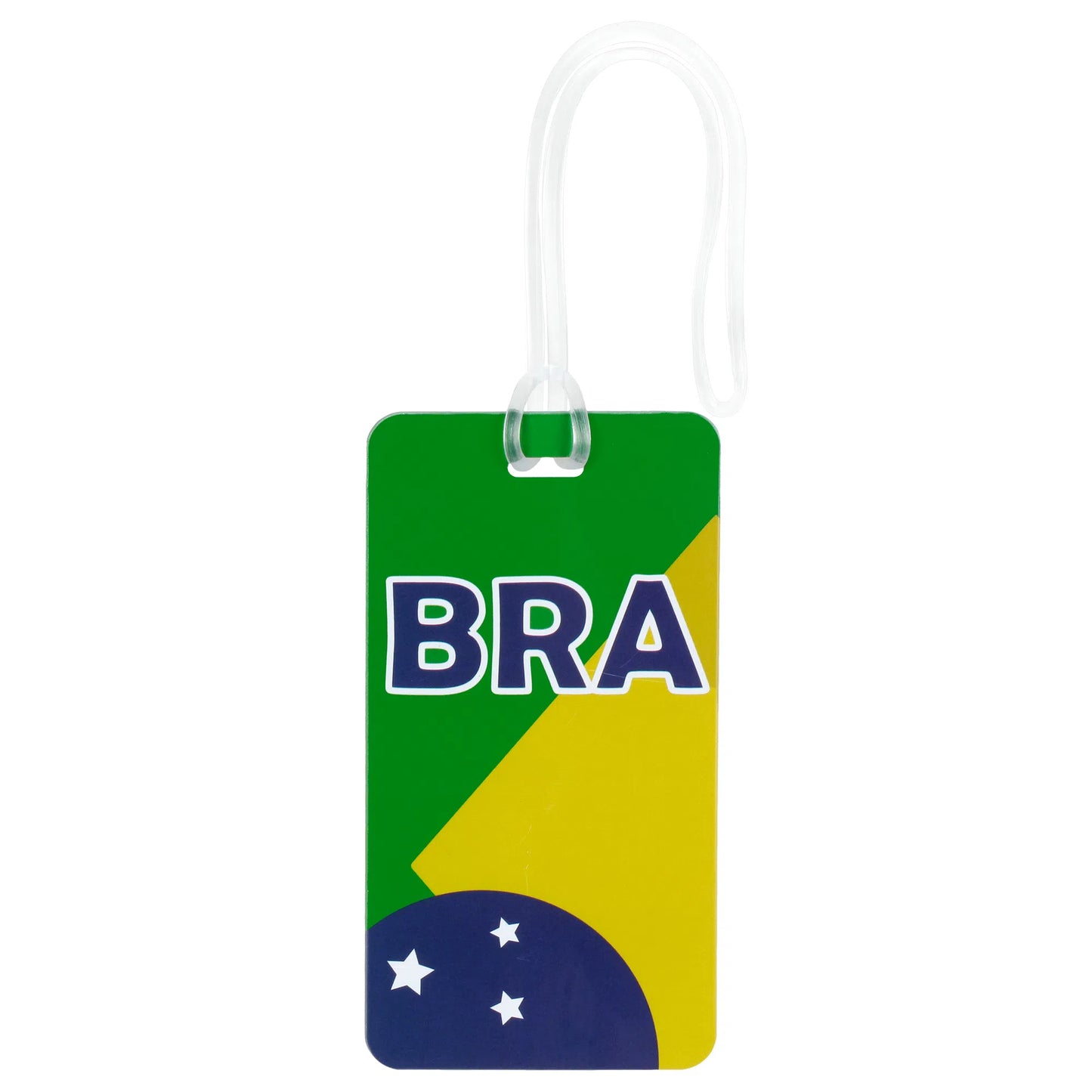 Tag de Bagagem Sestini - BRA Verde e Amarelo